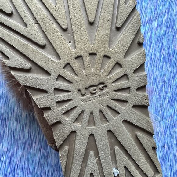 UGG 8 Australia Nordic Angel Boot Fur Chestnut ONE LEFT BOOT APUTEE REPLACEMENT - Picture 10 of 13